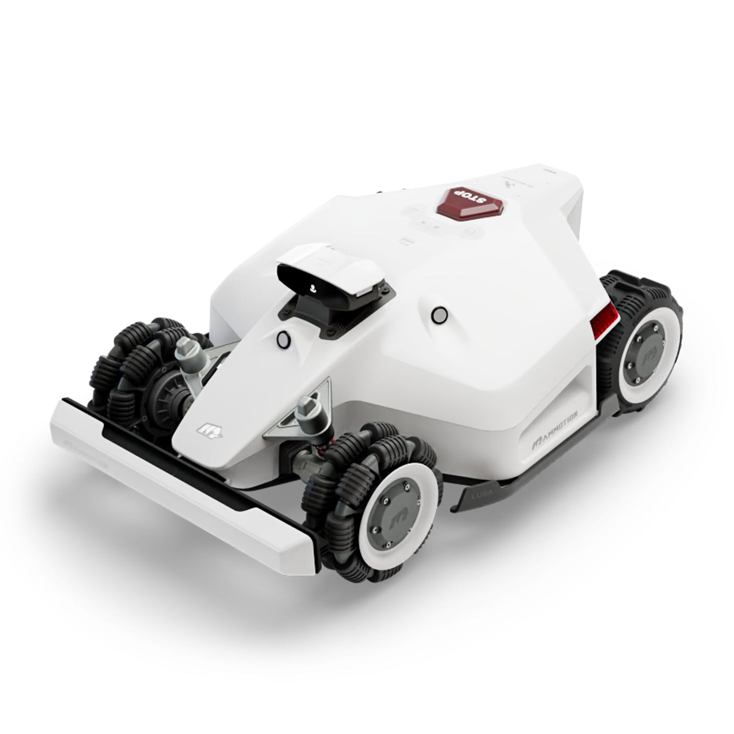 MAMMOTION LUBA 2 AWD 5000X Mähroboter ohne Begrenzungskabel, NetRTK+Vision, Keine RTK-Antenne erforderlich, Auto-Kartierung, Empf. 5000m², Max. 6600m², mit 4G-Modul, 80% Steigung