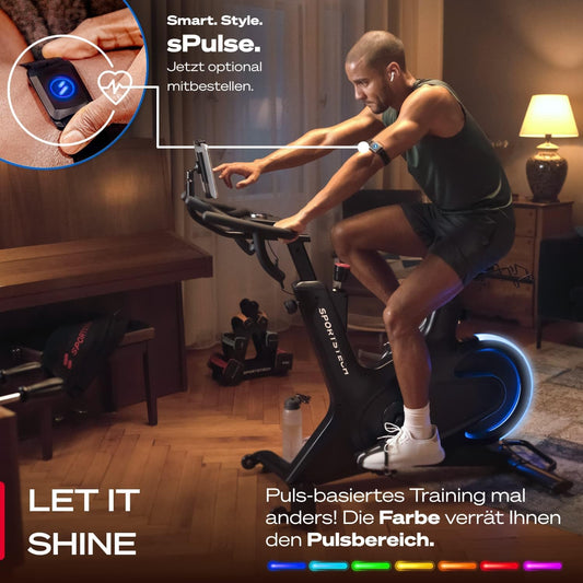 Sportstech Sbike Lite: Heimtrainer mit App & Tablet-Halterung ✨