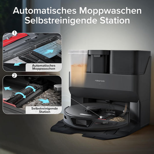 Roborock S7 Max Ultra, 5500 Pa, Selbstreinigung & App-Steuerung