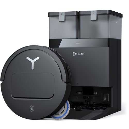 ECOVACS DEEBOT T50 Omni Saugroboter: 15.000 Pa, Heisswasser-Wischfunktion mit All-in-One Station