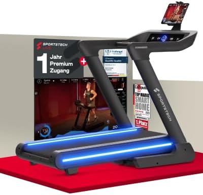 Sportstech sTread Pro/Lite: Klappbares Laufband, 20 km/h, 17 % Steigung ✨