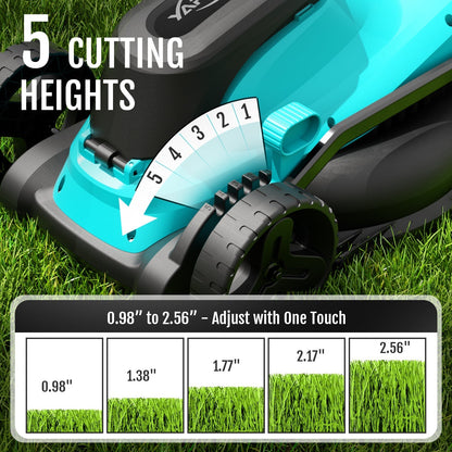 YARDCARE 13" bürstenloser Akku-Rasenmäher