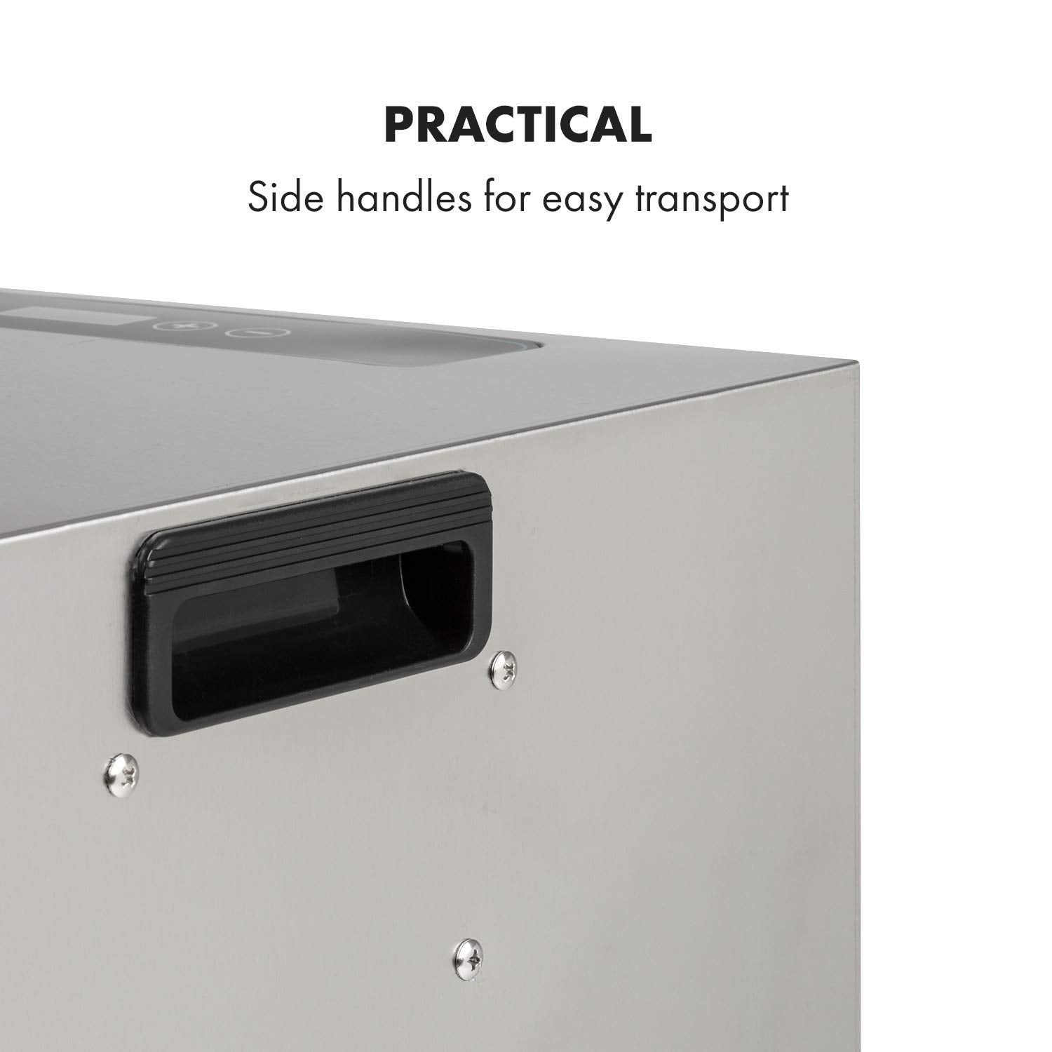 Klarstein Dörrgerät, Dörrautomat für Gemüse, Obst, Pilze & Fleisch, 1500W Edelstahl-Dörrautomat, Trockenautomat mit 16 Metallgitter, Dörrgerät mit 24H Timer & Touch-Display, Food Dehydrator
