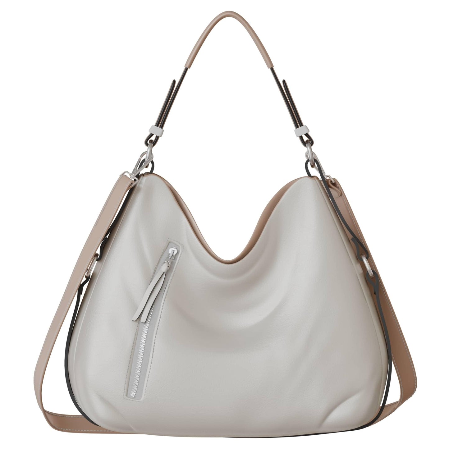 Octistart Hobo Handtasche – Elegante Damen Schultertasche aus Veganleder