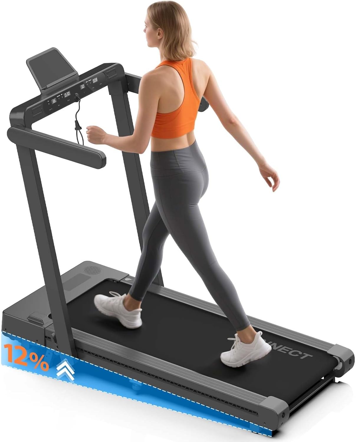 VANNECT Faltbares Laufband: Walking Pad mit Steigung für Zuhause ✨