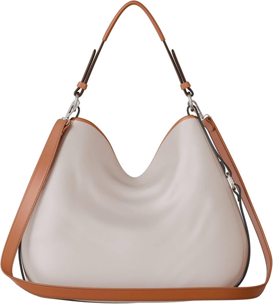 Octistart Hobo Handtasche – Elegante Damen Schultertasche aus Veganleder