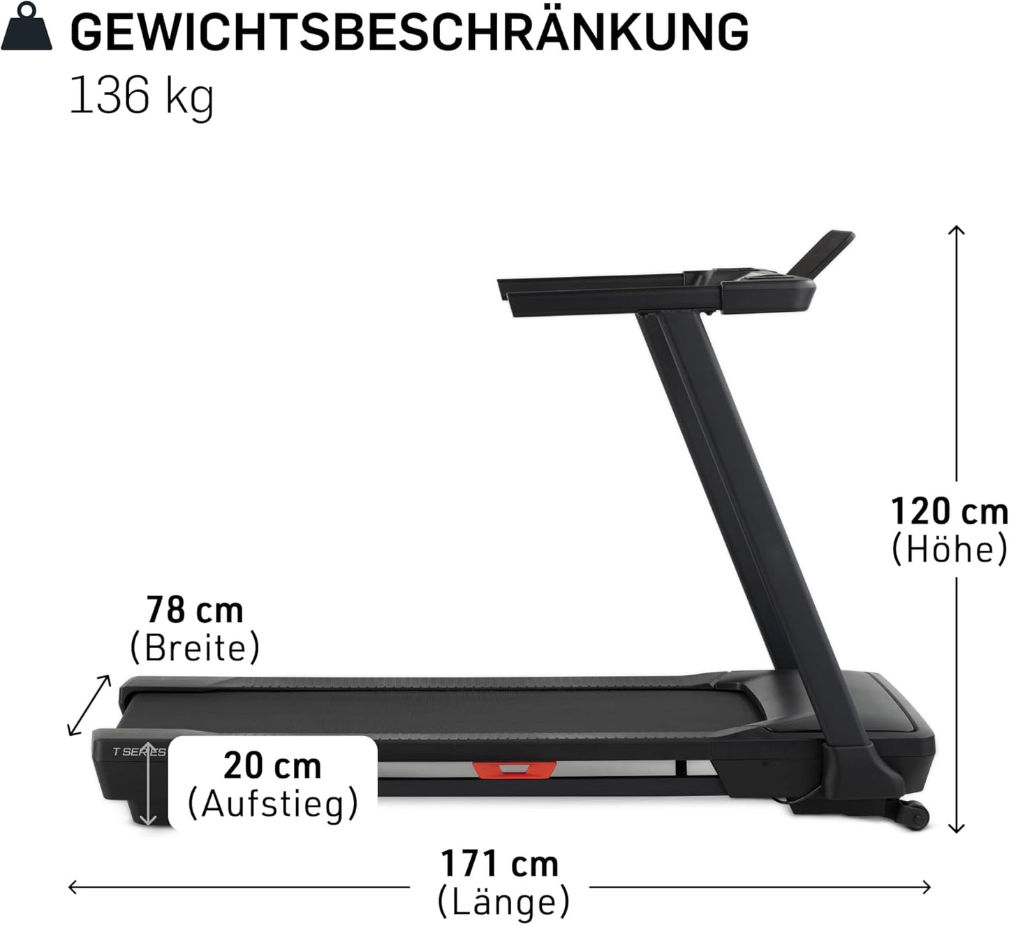 NordicTrack T-Serie: Laufband mit Steigung & Bluetooth, ideal fürs Heimtraining ✨