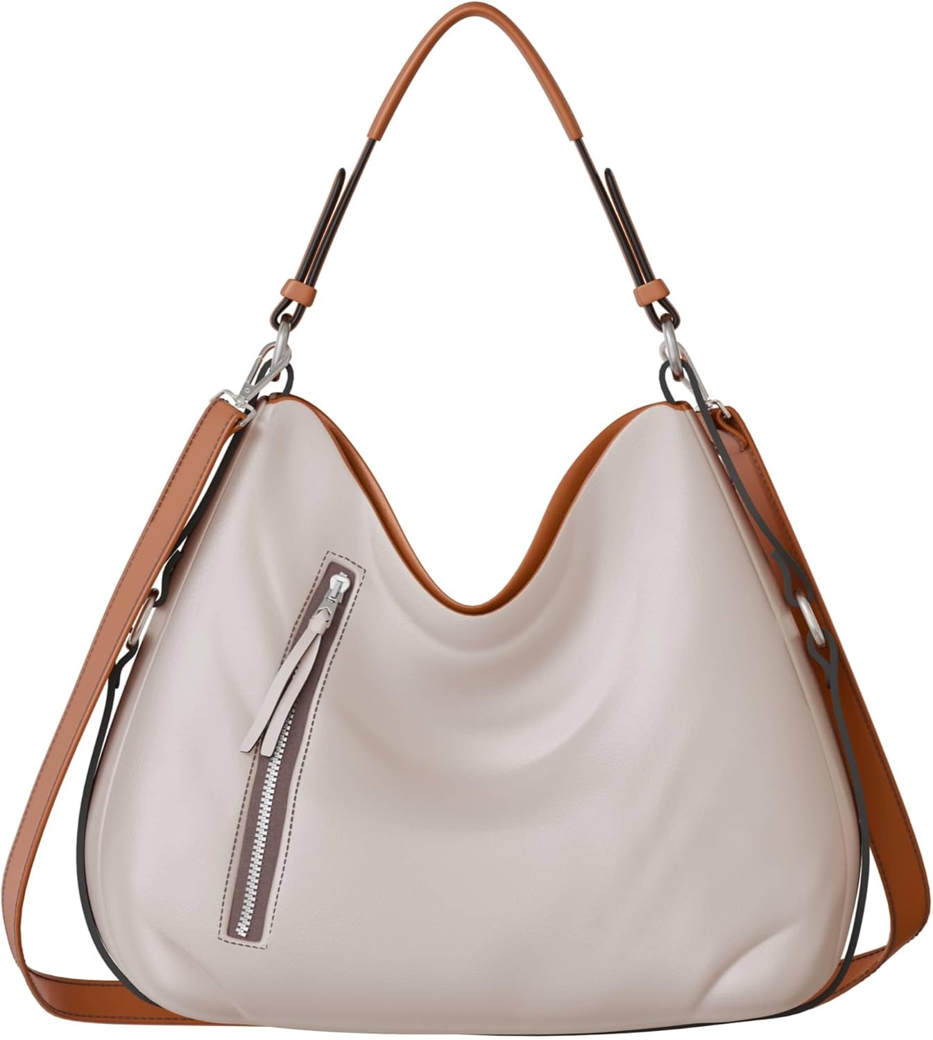 Octistart Hobo Handtasche – Elegante Damen Schultertasche aus Veganleder