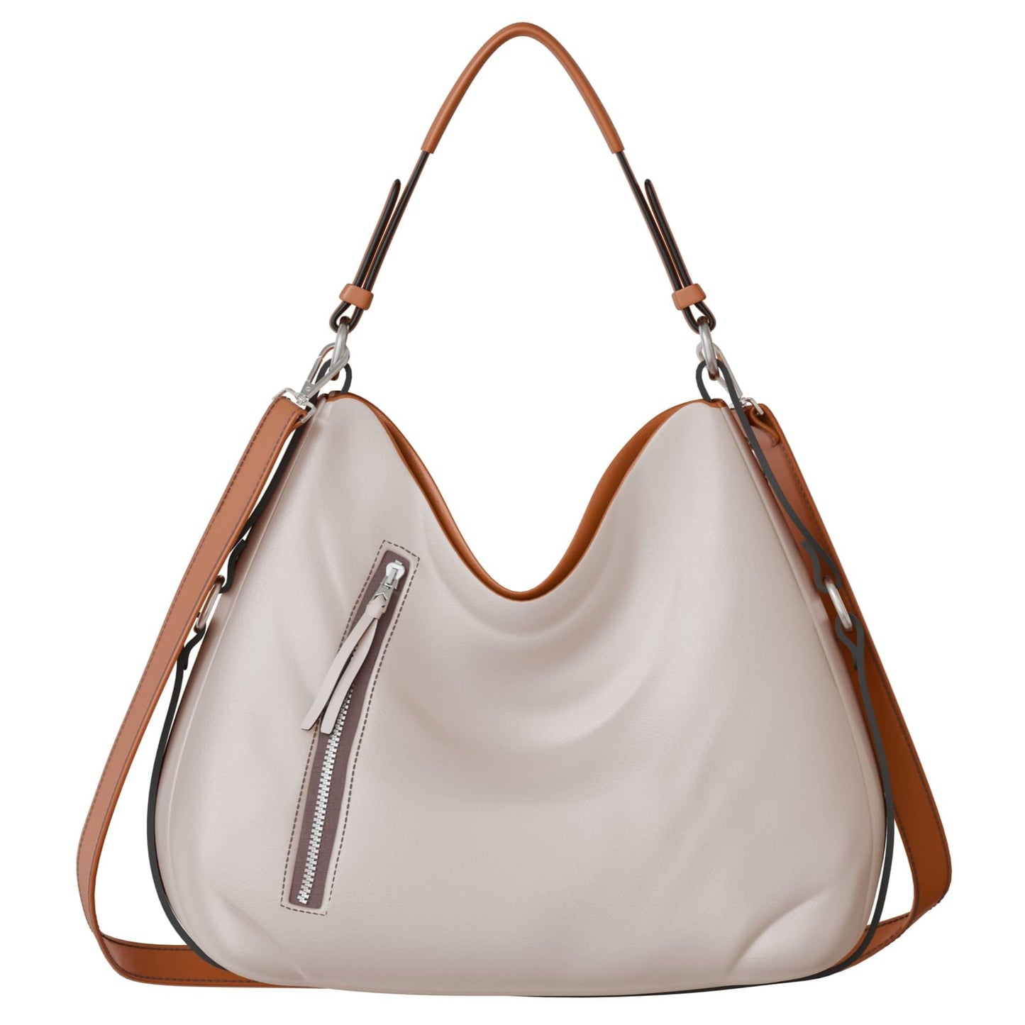 Octistart Hobo Handtasche – Elegante Damen Schultertasche aus Veganleder
