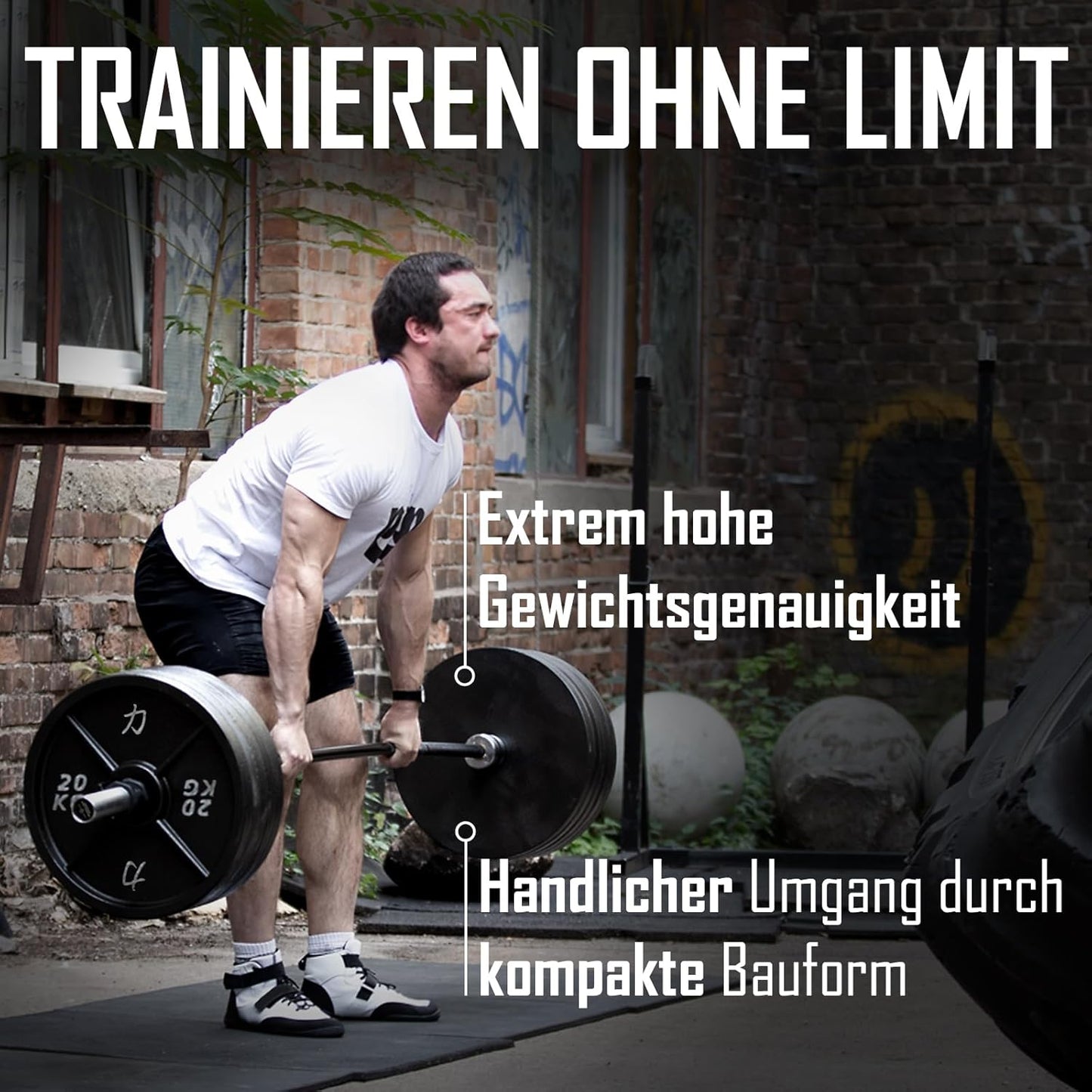 Strength Shop Gusseisen Hantelscheiben: Robuste 50mm Gewichtsscheiben für Langhantel ✨