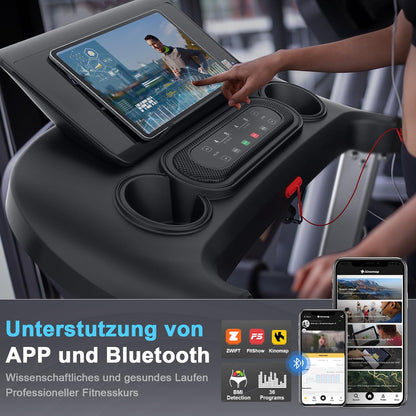 Kitopa Laufband: Hochgeschwindig, 7 PS, große Lauffläche, klappbar✨