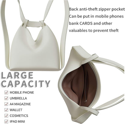 Octistart Schultertasche & Rucksack – Stilvolle Damen Tasche aus Veganleder