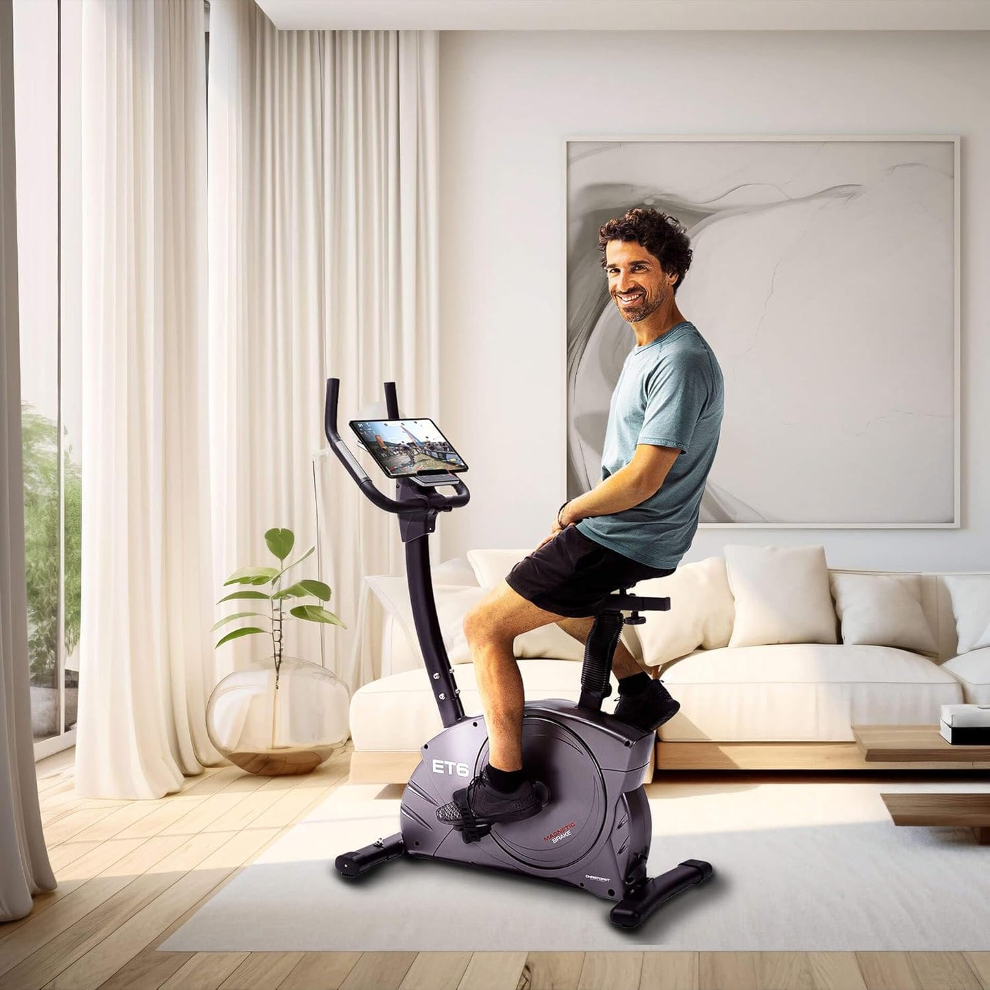 Christopeit ET 6: Ergometer mit 24 Stufen, 12 kg Bremssystem, 150 kg Traglast ✨