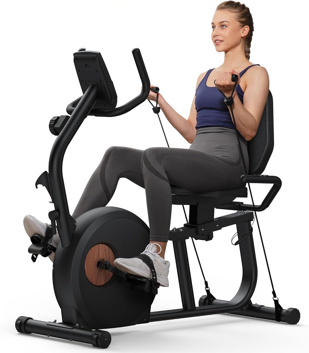 MERACH Liegeergometer: Heimtrainer mit Bluetooth und verstellbarer Rückenlehne ✨