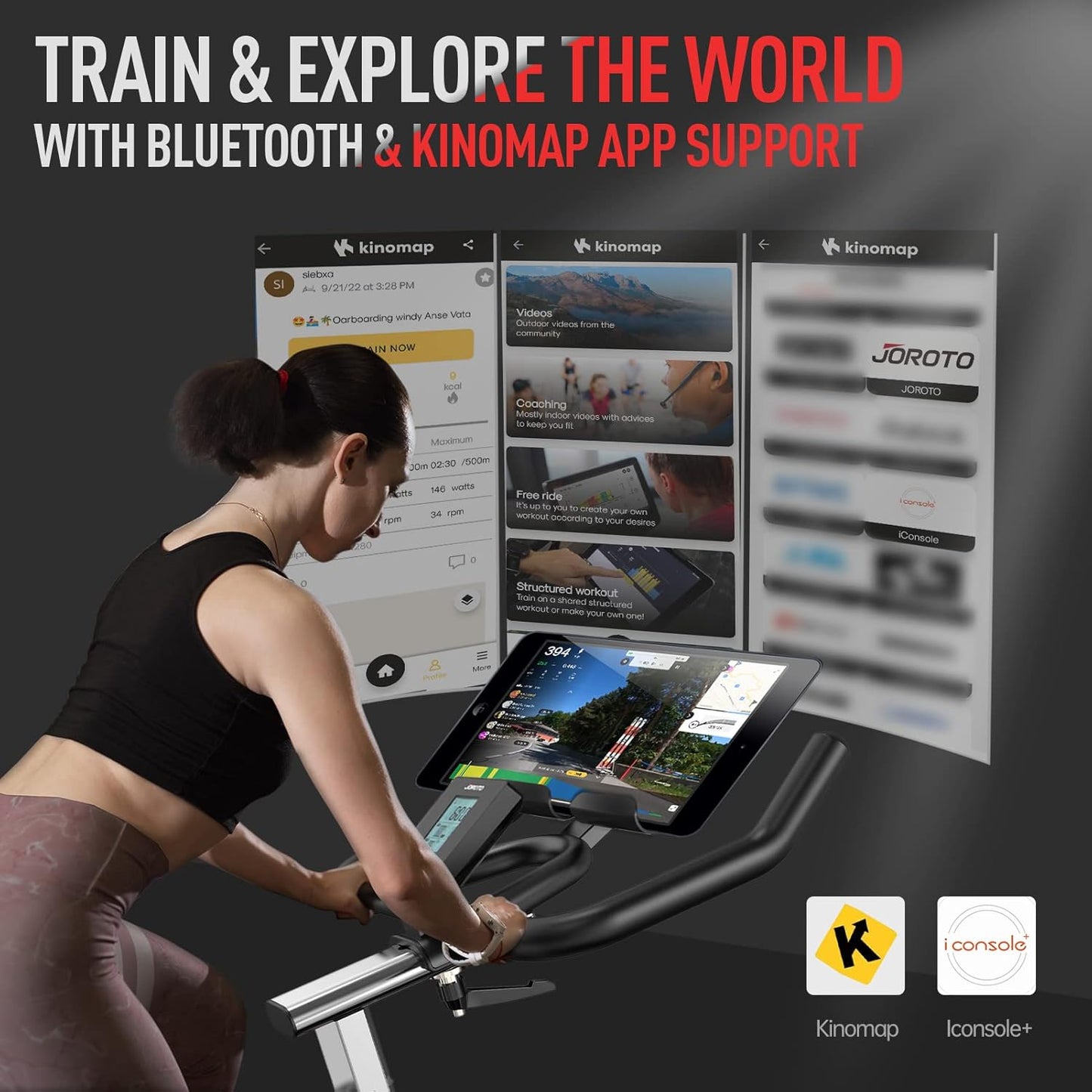 JOROTO X2: Leises Heimtrainer-Ergometer mit LCD-Monitor ✨