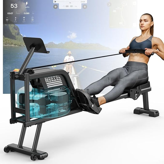 NEEZEE Wasserrudergerät: Bluetooth-Monitor, Tablet-Halterung, 150 kg Kapazität ✨