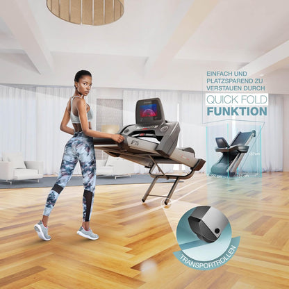 Sportstech F75: Profi-Laufband, klappbar, 7 PS, Android ✨
