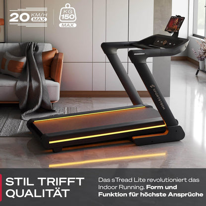 Sportstech sTread Pro/Lite: Klappbares Laufband mit 20 km/h, 17 % Steigung und 7 PS Motor ✨