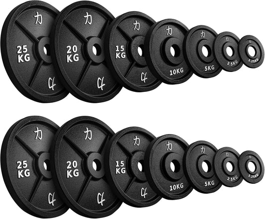 Strength Shop Gusseisen Hantelscheiben: Robuste 50mm Gewichtsscheiben für Langhantel ✨