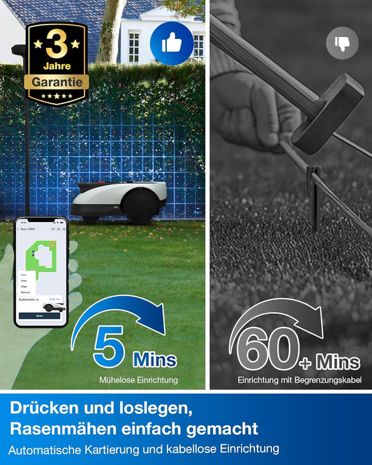 ECOVACS Goat O500 Mähroboter 500 m², LiDAR & ohne Kabel