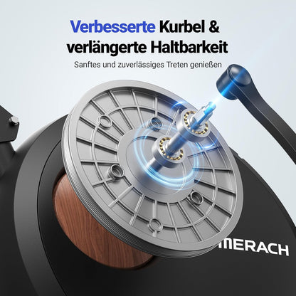 MERACH Liegeergometer: Heimtrainer mit Bluetooth und verstellbarer Rückenlehne ✨