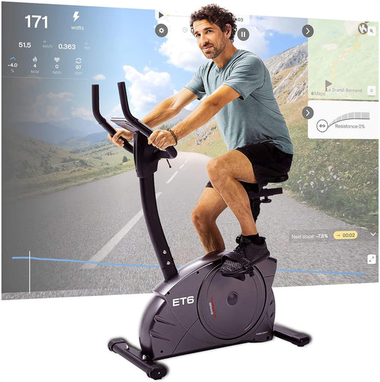 Christopeit ET 6: Ergometer mit 24 Stufen, 12 kg Bremssystem, 150 kg Traglast ✨