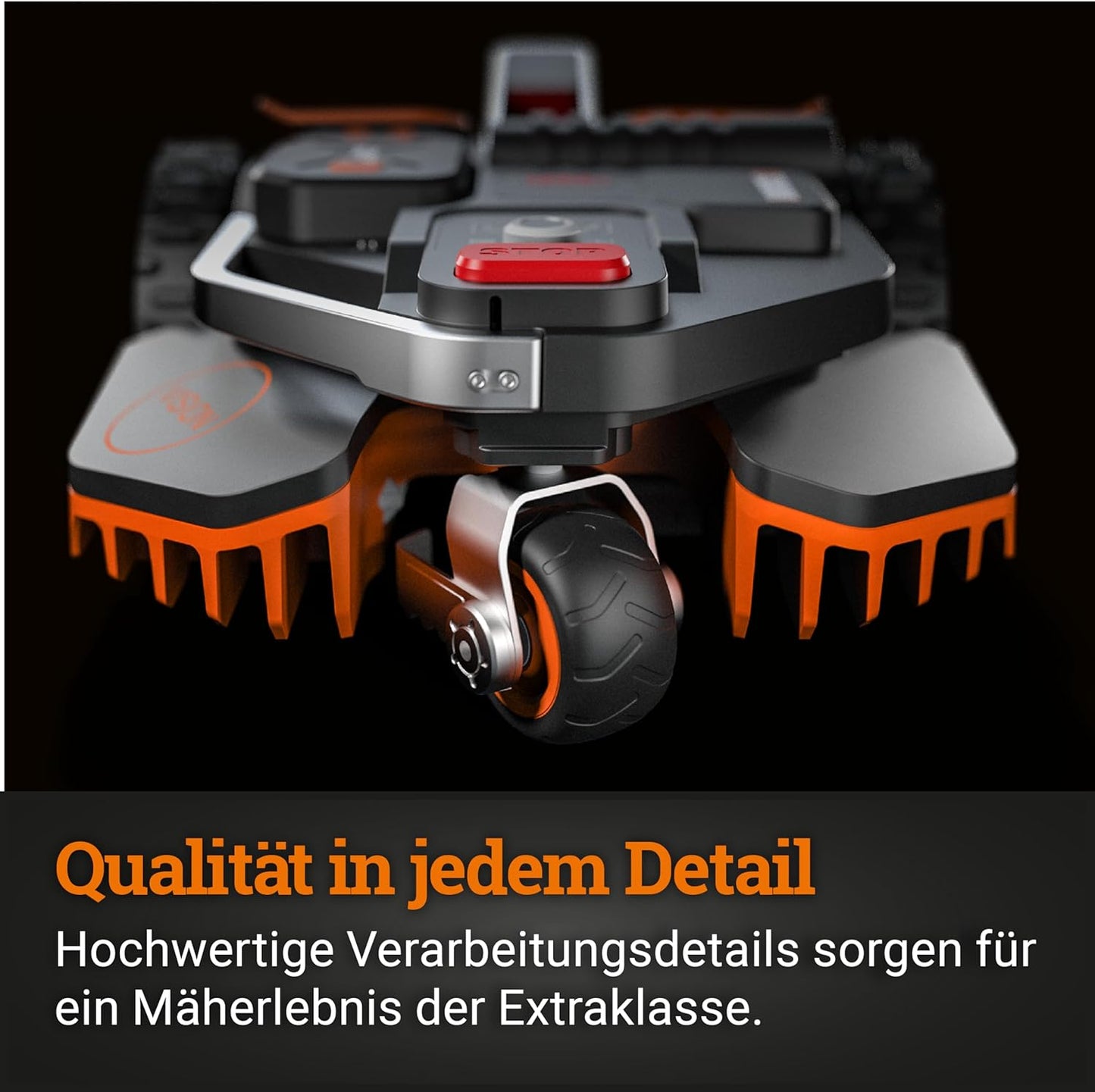 WORX Vision L1600 Mähroboter 1600 m² ohne Kabel, KI & Igelschutz